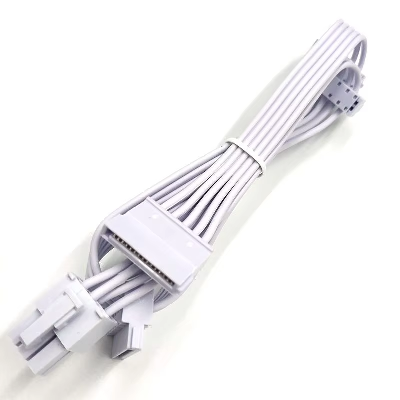 15 Pin 转 6 Pin SATA / Molex 外设电源线