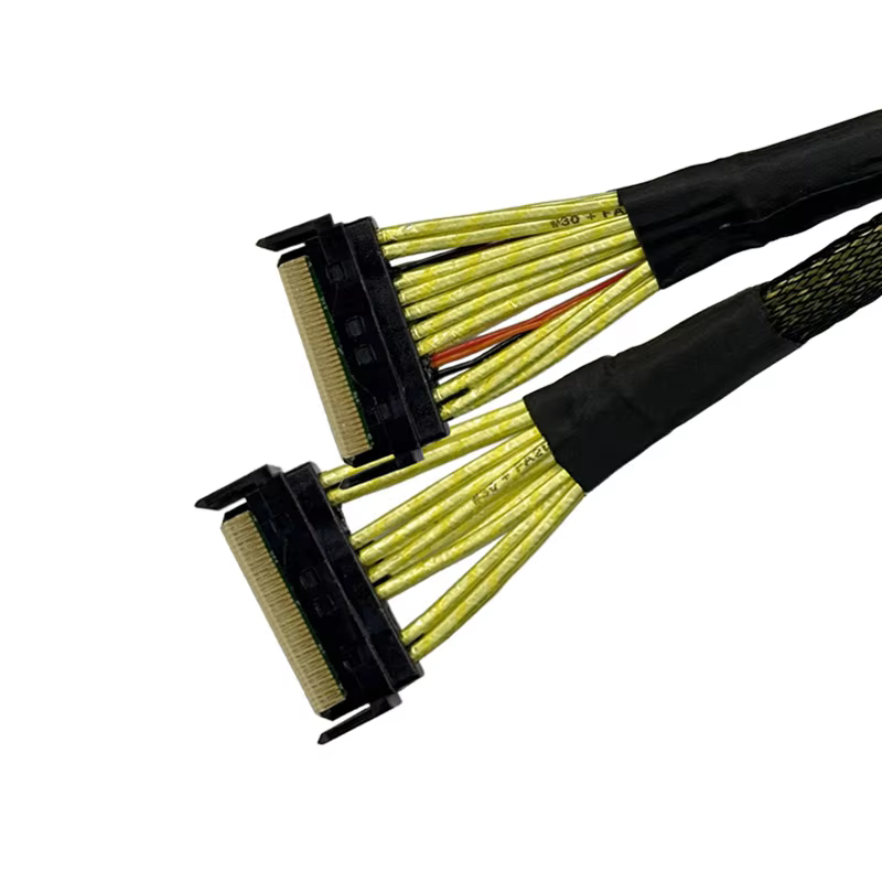 4P MCIO 8X PH3.0 4P PCIe 6.0 CEM 轉 MCIO 線纜組件