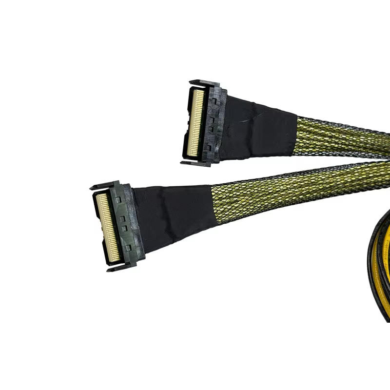 MCIO 8X PH3.0 PCIe 6.0 CEM 轉 MCIO 線纜組件