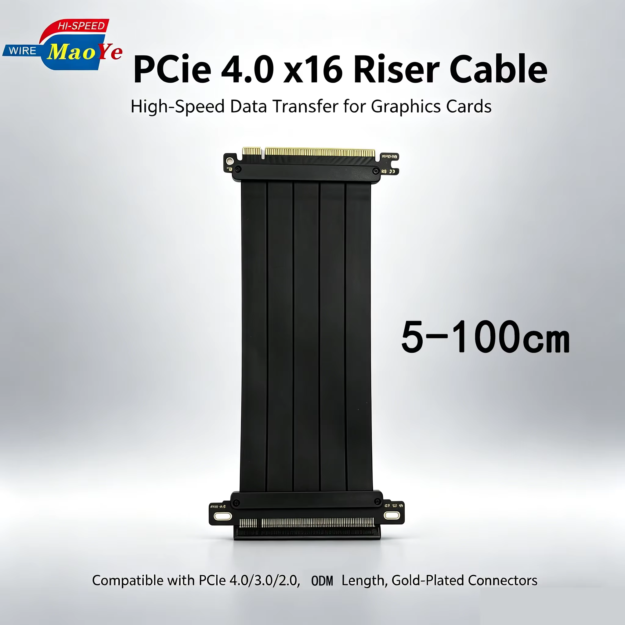 64GB/s PCIe 4.0 x16 顯示卡延長線