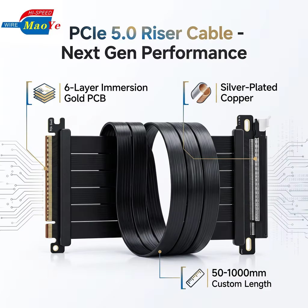PCIe 5.0 x16 显卡延长线