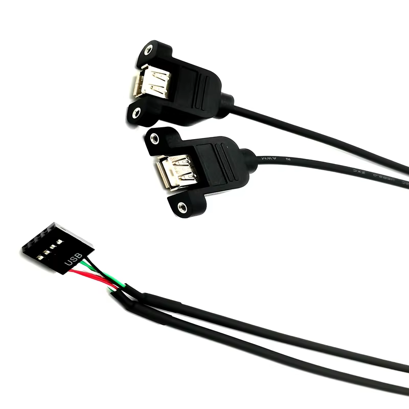 9pin PH2.54 PH2.0 Dupont 主機板 USB 介面轉接線