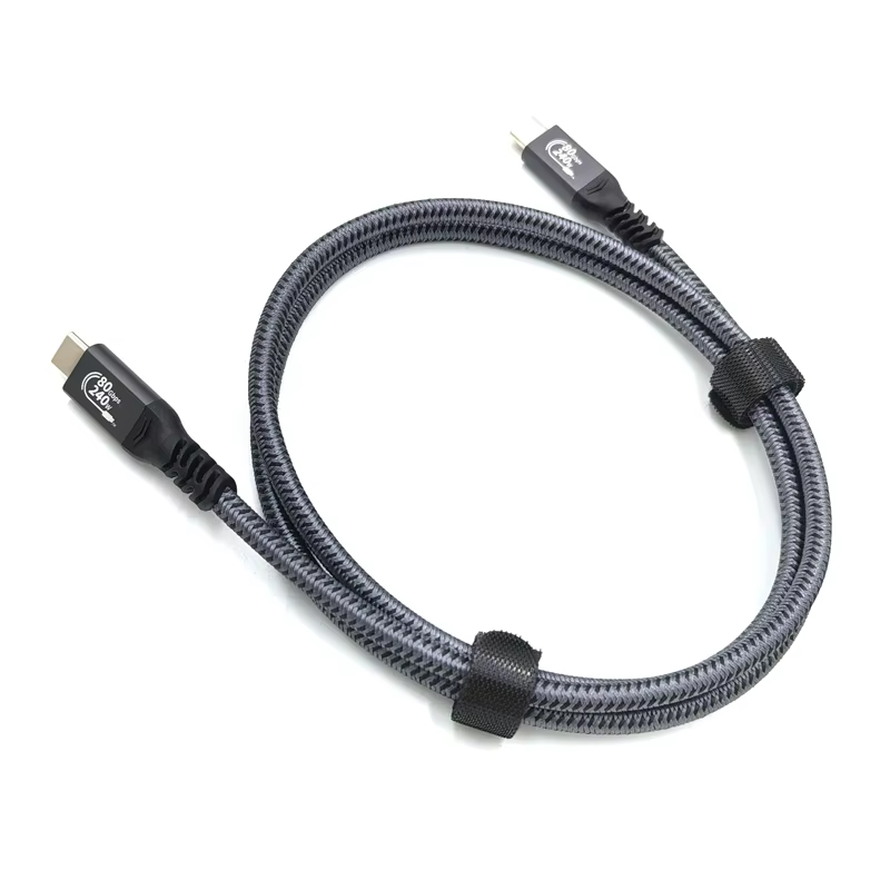 USB Type-C USB4 V2 Thunderbolt 5 8K 60Hz 240W 8K 60Hz USB4 80Gbps / 120Gbps 高速传输线