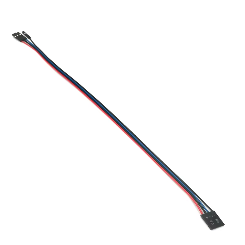 4Pin RCA 電腦內部音訊與開關線纜組件