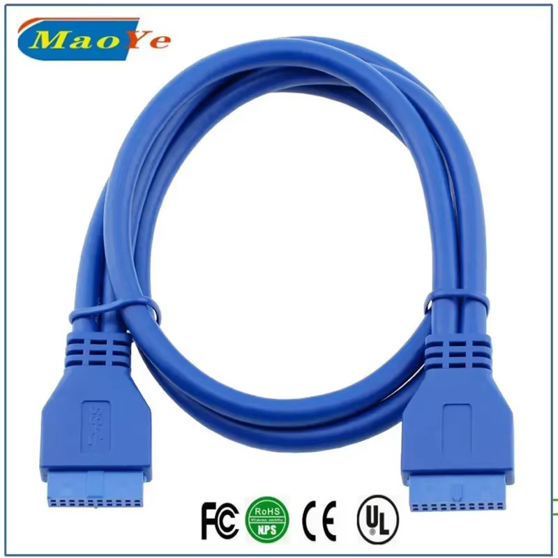 20Pin USB3.0 屏蔽 主機板 USB 介面轉接線
