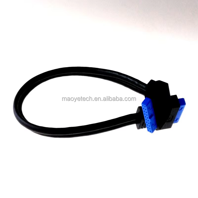 20pin USB 3.0 90° 主板 USB 接口转接线