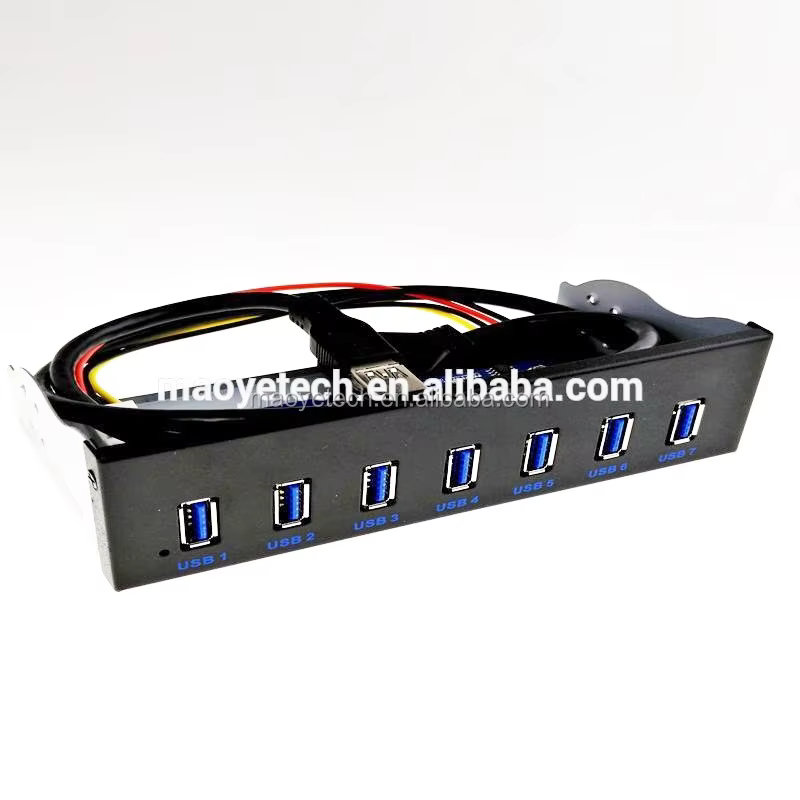 15 Pin SATA USB 3.0 5.25 Inch USB 擴充基座與集線器