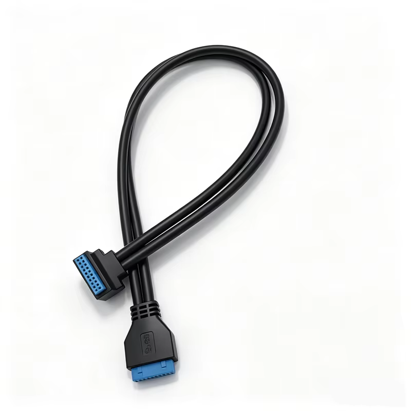 20Pin 公對公 主機板 USB 介面轉接線