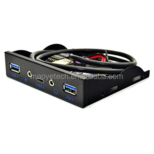 19Pin 转 2 P Type-C USB 3.0 USB 3.1 HD Audio USB 扩展坞与集线器