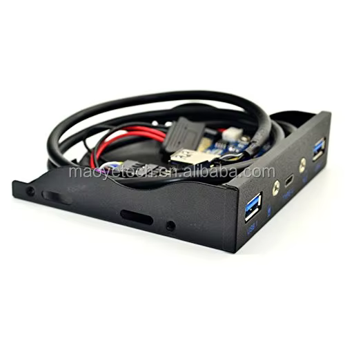 19Pin 转 2 P Type-C USB 3.0 USB 3.1 HD Audio USB 扩展坞与集线器