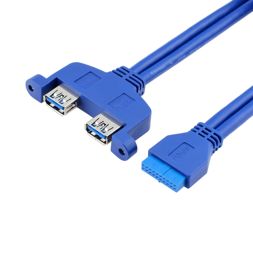 20pin USB 3.0 主機板 USB 介面轉接線