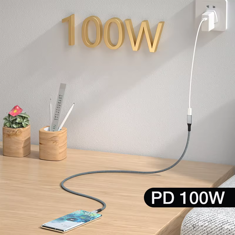 Type-C 轉 C USB3.0 100W USB4 40Gbps 全功能傳輸線
