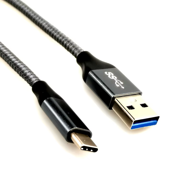 USB 3.0 转 Type-C 镀锡铜导体 USB 5Gbps 高速传输线