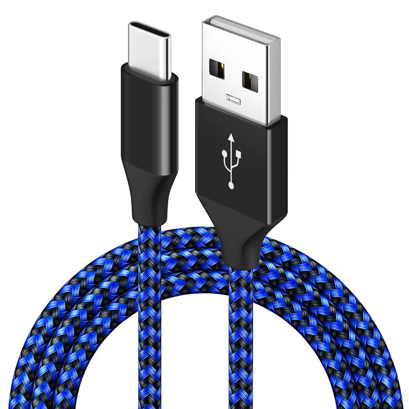 USB 2.0 轉 Type-C 屏蔽 USB 2.0 資料與充電線