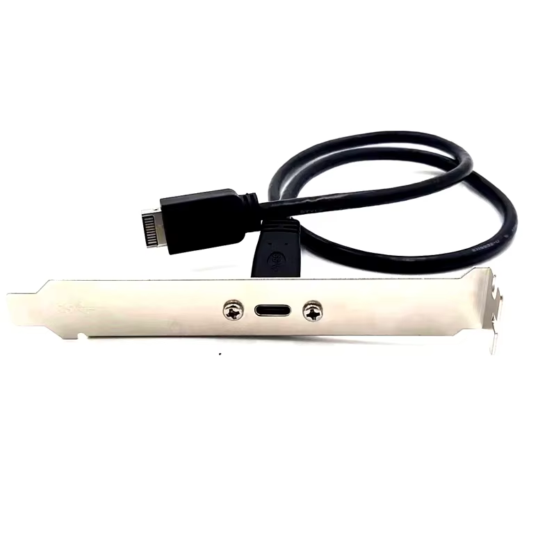 USB 3.2 Gen 2 10Gbps 屏蔽 Type-C 母座转 Type-E 主板转接线