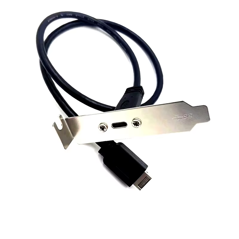 USB 3.2 Gen 2 10Gbps 屏蔽 Type-C 母座转 Type-E 主板转接线