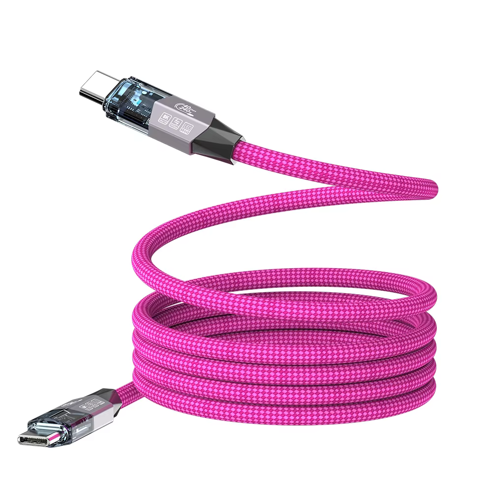 1.2m 240W 8K 鍍錫銅導體 USB4 40Gbps 全功能傳輸線