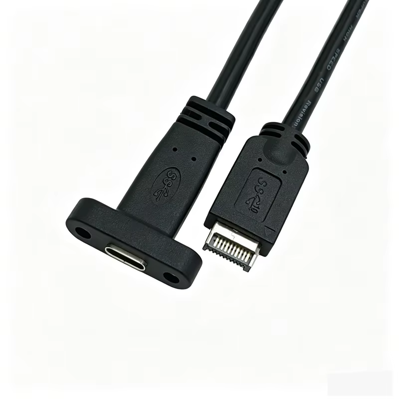 Type-E 轉 Type-C USB 20Gbps 高速傳輸線
