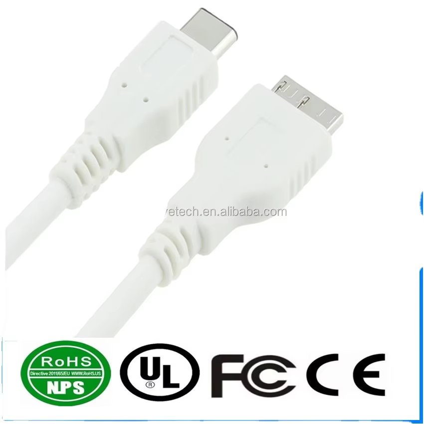 Type-C 转 Micro-B Micro B USB3.1 USB3.0 USB 10Gbps 高速传输线