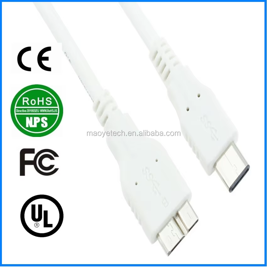 Type-C 转 Micro-B Micro B USB3.1 USB3.0 USB 10Gbps 高速传输线