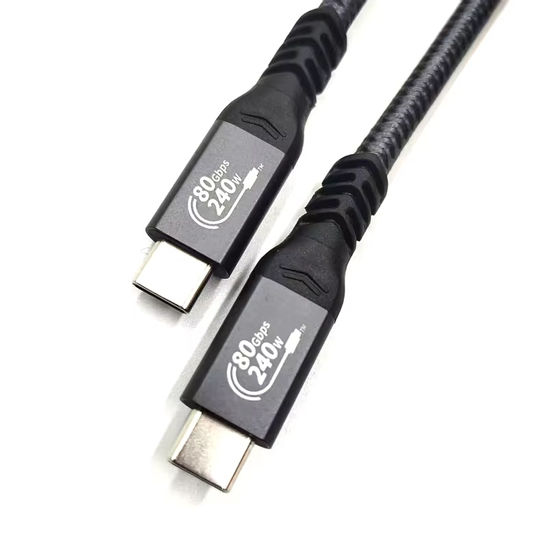 Thunderbolt 5 8K 60Hz 240W 8K 60Hz USB4 80Gbps / 120Gbps 高速傳輸線