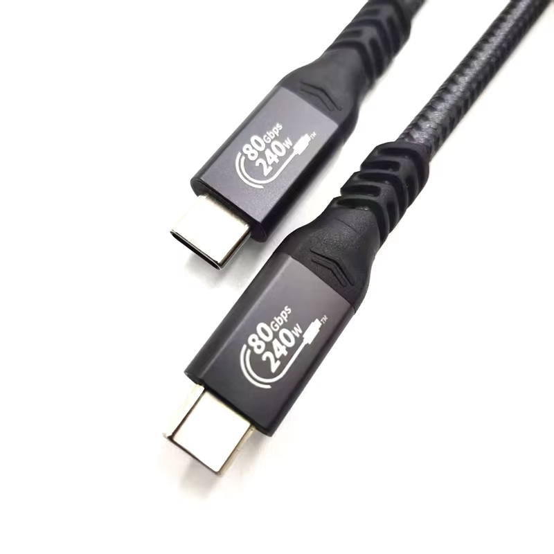 Thunderbolt 5 8K 60Hz 240W 8K 60Hz USB4 80Gbps / 120Gbps 高速傳輸線