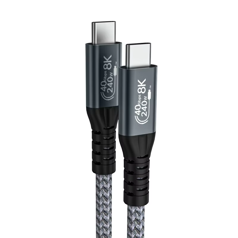 Type-C 8K USB4 40Gbps PD 240W 全功能传输线