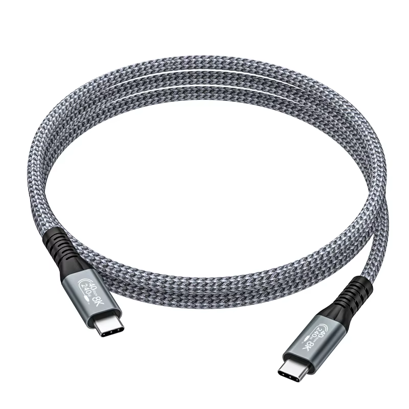 Type-C 8K USB4 40Gbps PD 240W 全功能传输线