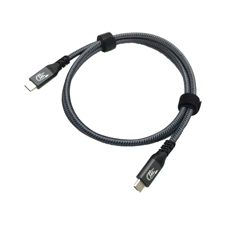 Type-C USB4 V2 Thunderbolt 5 8K 60Hz 240W 8K 60Hz USB4 80Gbps / 120Gbps 高速传输线