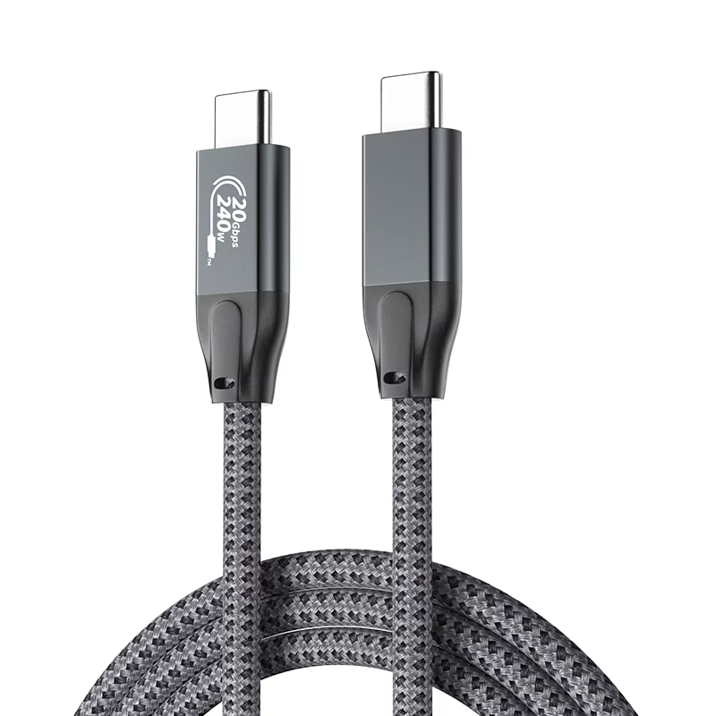 USB C 转 C Type-C 240W USB 20Gbps 高速传输线