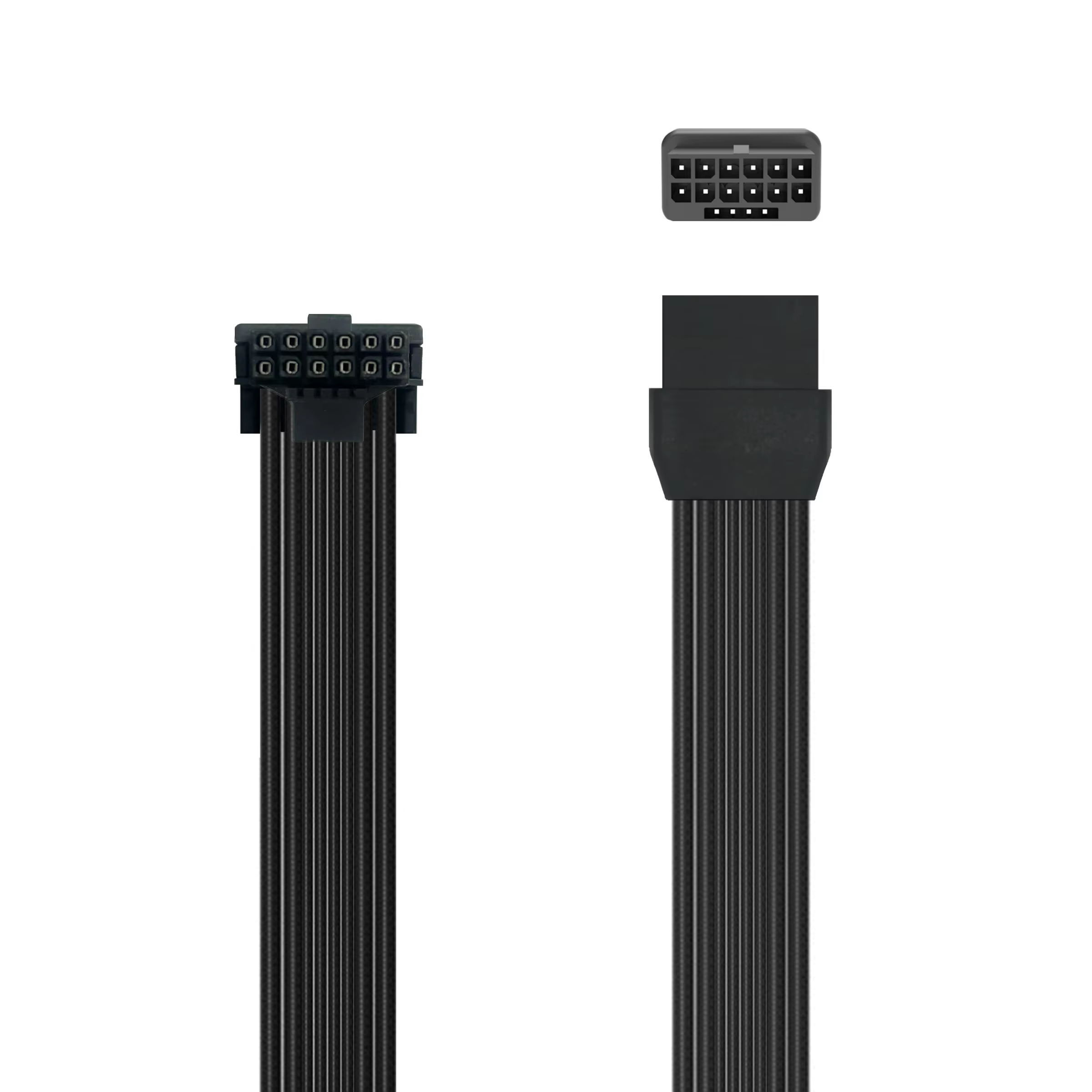 12+4Pin 4Pin PCIe5.0 600W 公對母 12V-2x6 / 12VHPWR 顯示卡電源線