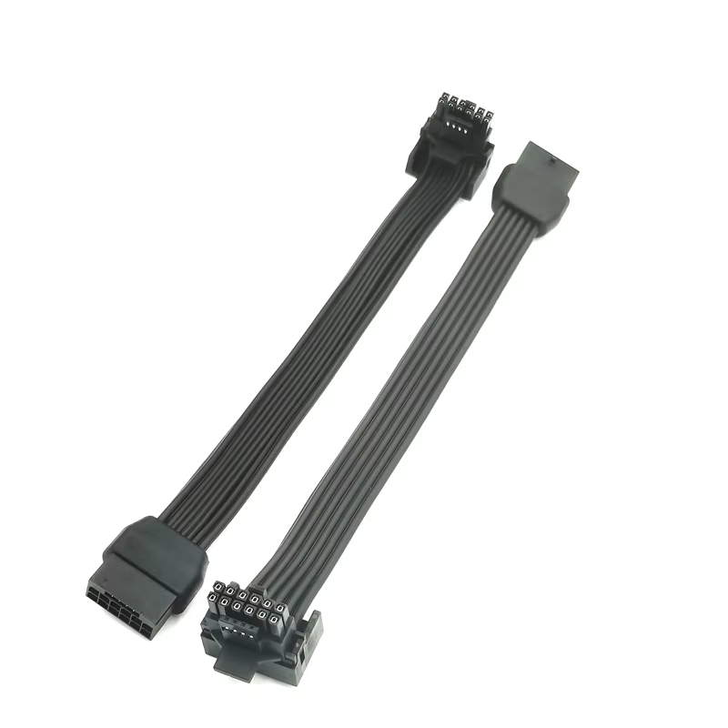 12+4Pin 4Pin PCIe5.0 600W 公對母 12V-2x6 / 12VHPWR 顯示卡電源線
