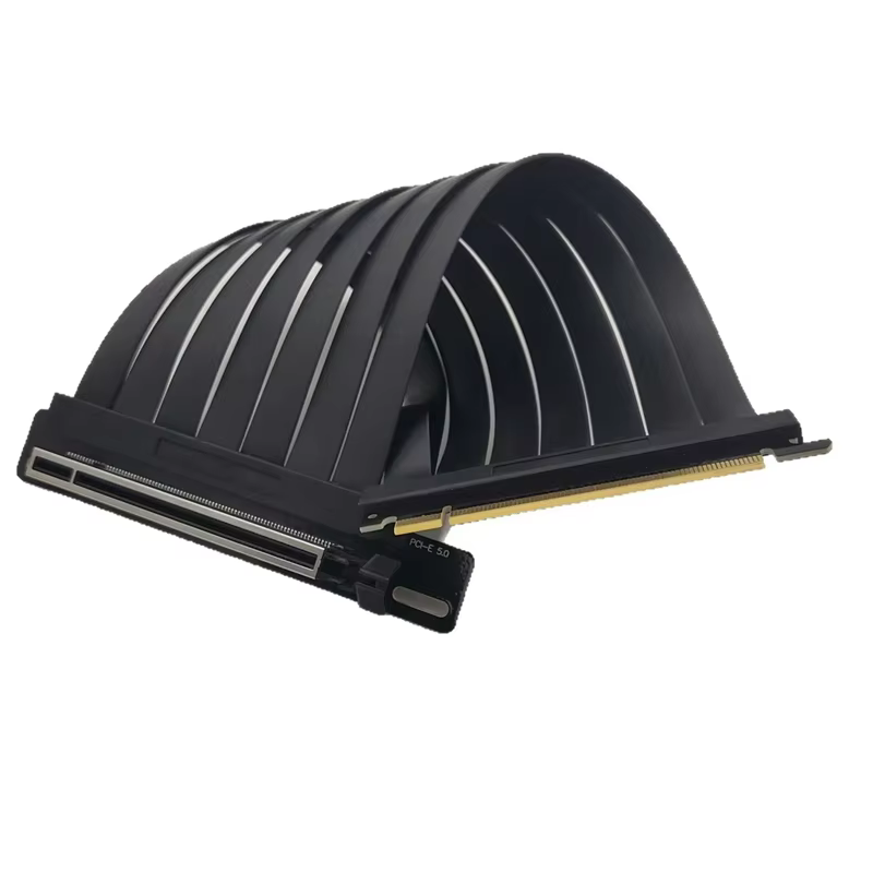 180° 屏蔽 純銅導體 PCIe 5.0 x16 顯示卡延長線