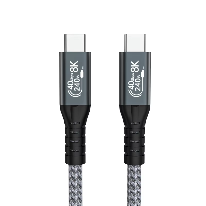 Type-C 8K USB4 40Gbps PD 240W 全功能傳輸線