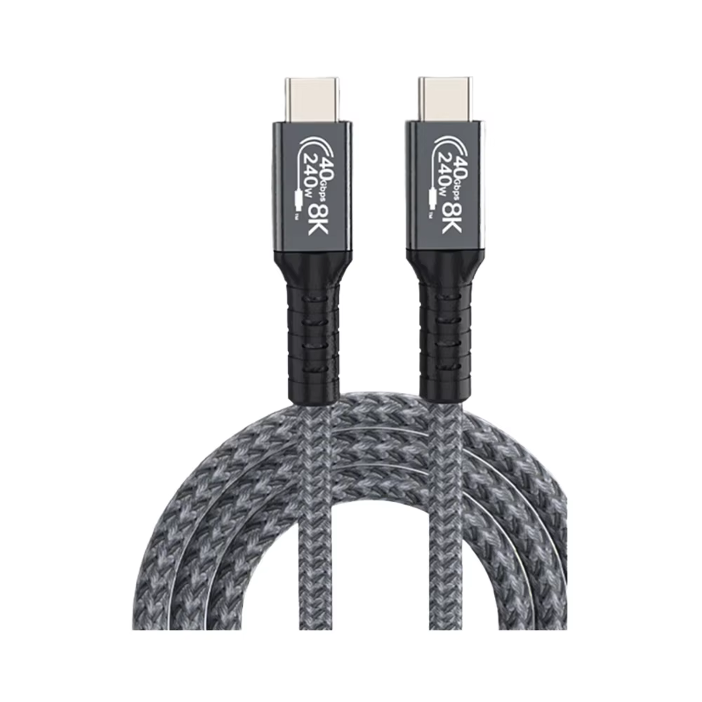 Type-C 1m 2m 純銅導體 USB4 40Gbps 全功能傳輸線
