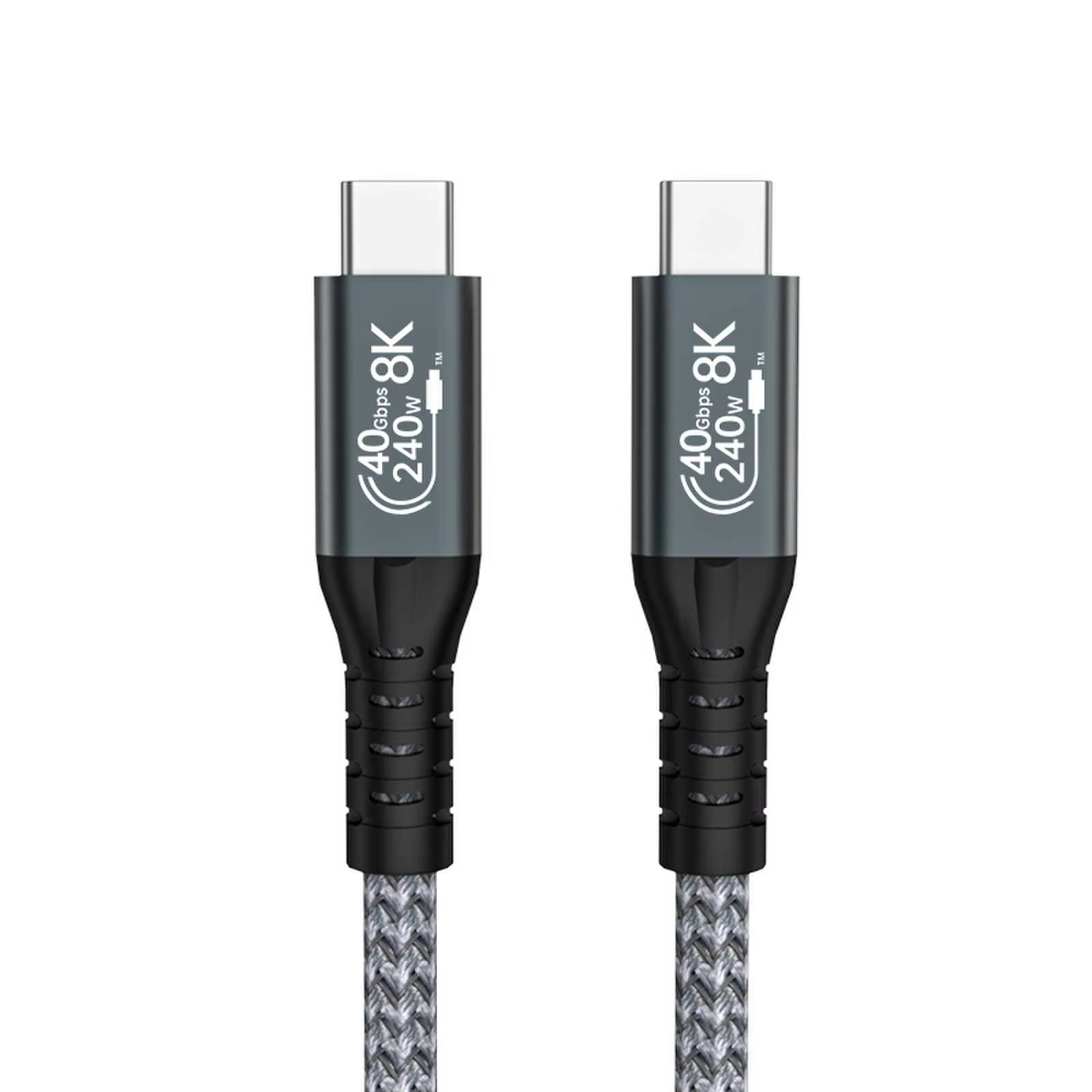 Type-C 1m 2m 純銅導體 USB4 40Gbps 全功能傳輸線