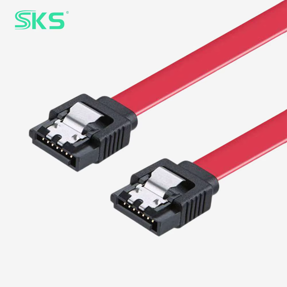 7Pin 6Gbps 50cm 耳机 屏蔽 SATA 数据线