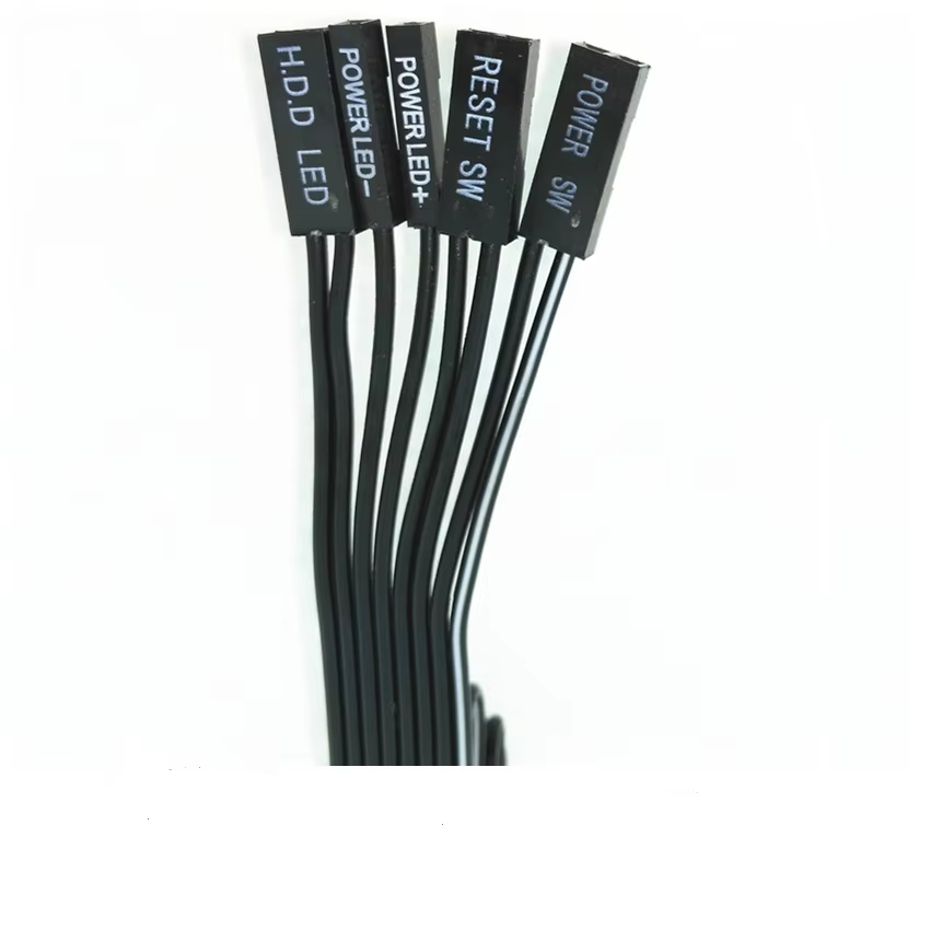 Factory Sell LED Power SW USB 2.0 PVC Wire Harness for Computer Case LCD Data Cable